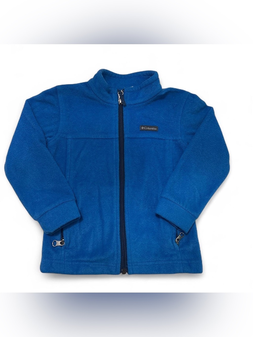 Columbia Toddler Fleece Jacket Blue Full Zip Size 4T